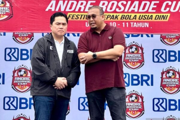 “Erick Thohir Apresiasi Andre dan Dukung Kompetisi Usia Muda Secara Rutin”